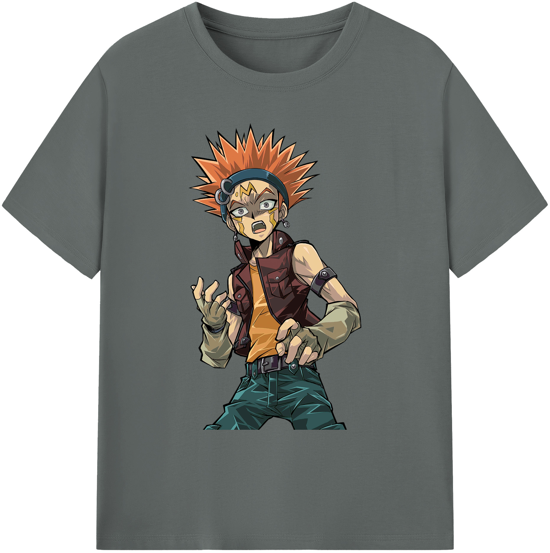 （画像用） 遊☆戯☆王 Yu-Gi-Oh! 綿100％ メンズ半袖Tシャツ｜肌触りやわらか＆通気性